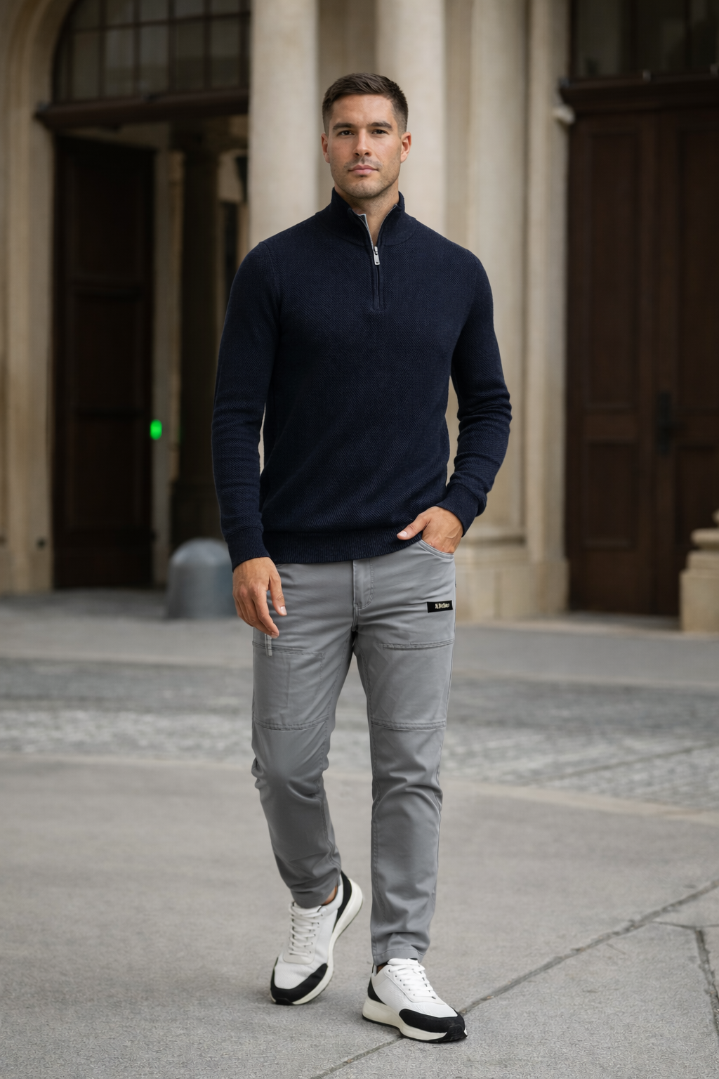 PANTALÓN LARGO ELÁSTICO PREMIUM PARA HOMBRE