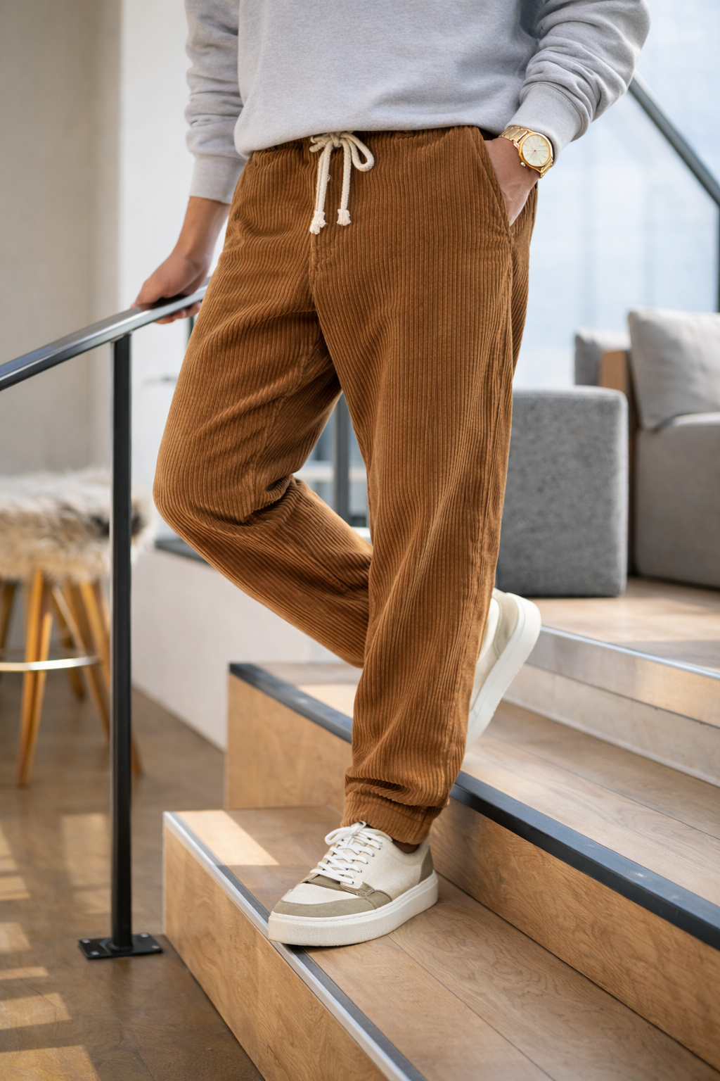 Pantalones de pana cómodos