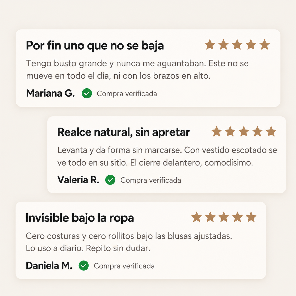 Brasier Strapless Push-Up con Cierre Frontal