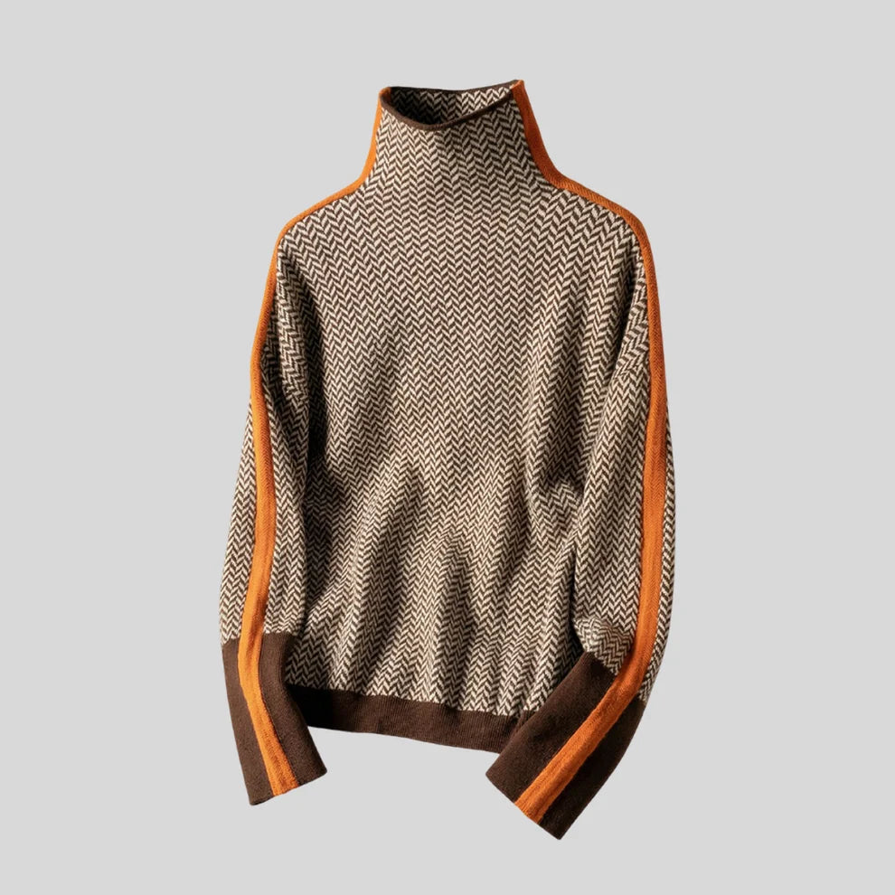 Suéter Cuello Alto de Punto