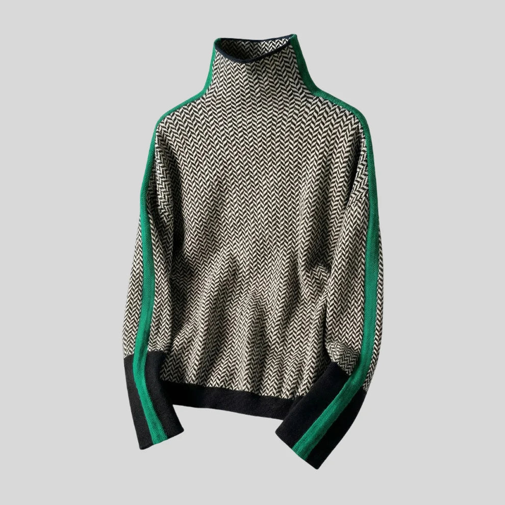 Suéter Cuello Alto de Punto