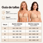 Brasier Strapless Push-Up con Cierre Frontal