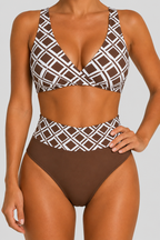 Bikini Modellante Stampa a Rombi