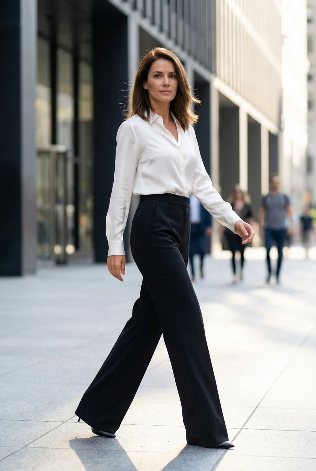 Pantalones de Traje de cintura alta